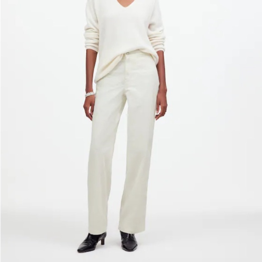 Madewell The Emmett Wide-Leg Pant in Corduroy: Welt Pocket Edition